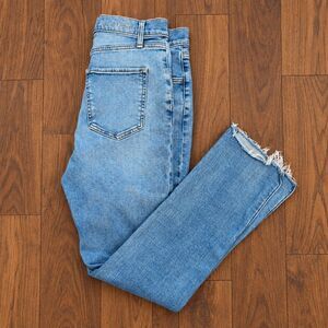 {Favorite Daughter} The Valentina Shortie petite super high rise cigarette jeans